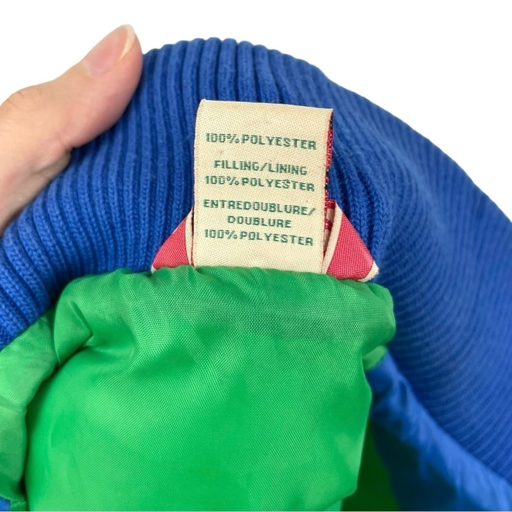 Y2K Groggy Blue Puffer Vest Gillet Size XS - Picture 7 of 8